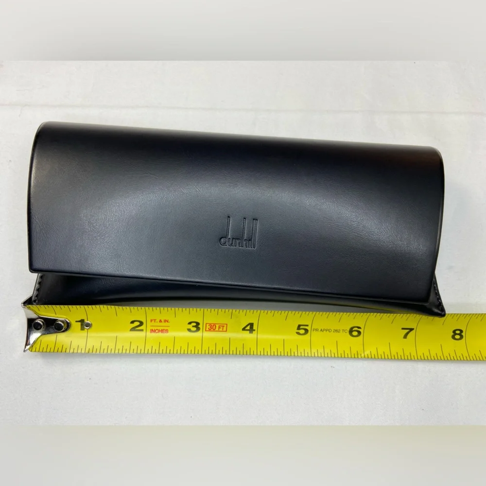 Dunhill Black Leather Eye Glass Case excellent‎ Condition